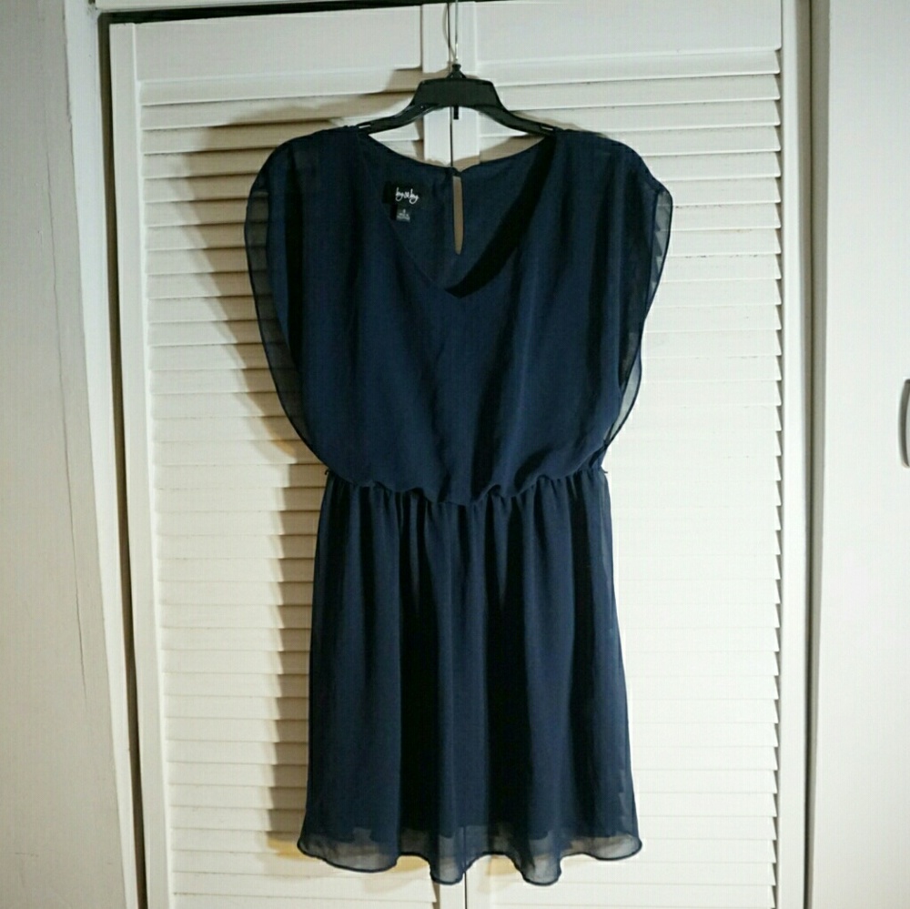 Dark Blue Dress with Pockets!